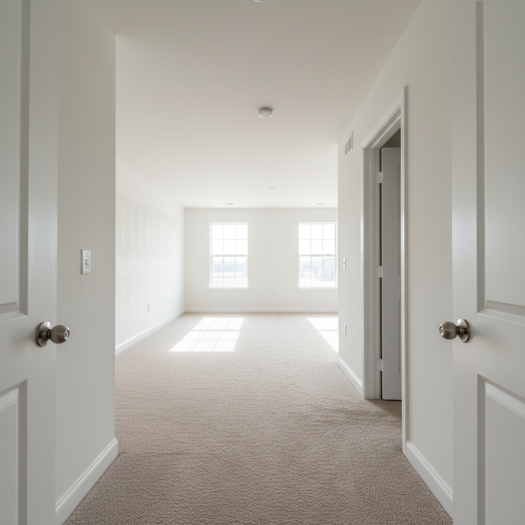 Move-in ready rental unit after full turnover in Sherman TX